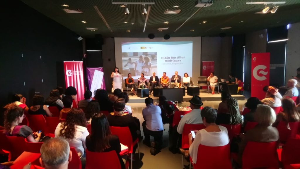 Presentación del proyecto de fortalecimiento de NOTIMIA en el Centro Cultural España en México