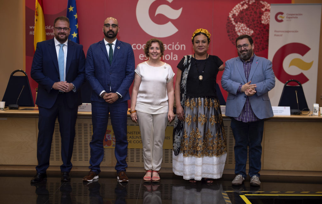 Antonio Osuna, Jose Ángel Calle, Aina Calvo, Amaranta Gómez y José M. Núñez